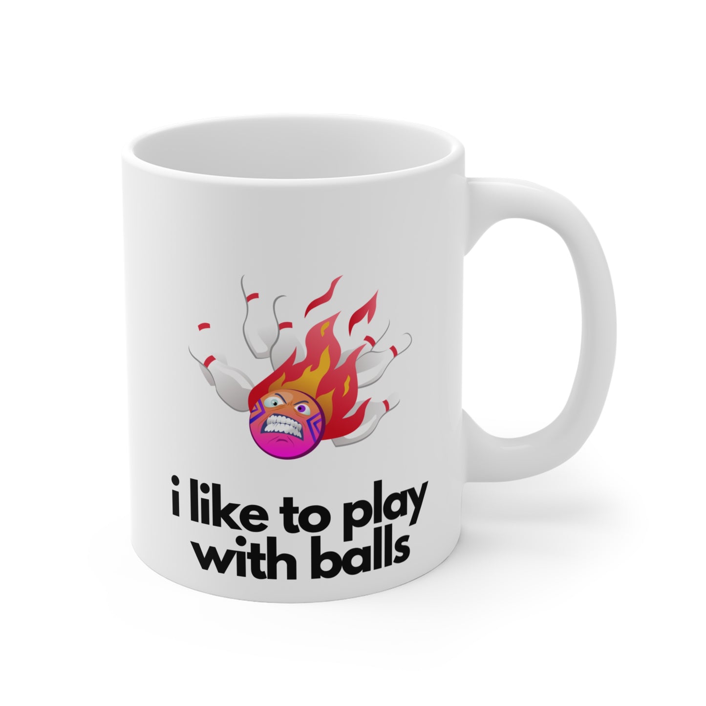 I Like To Play With Balls Mug