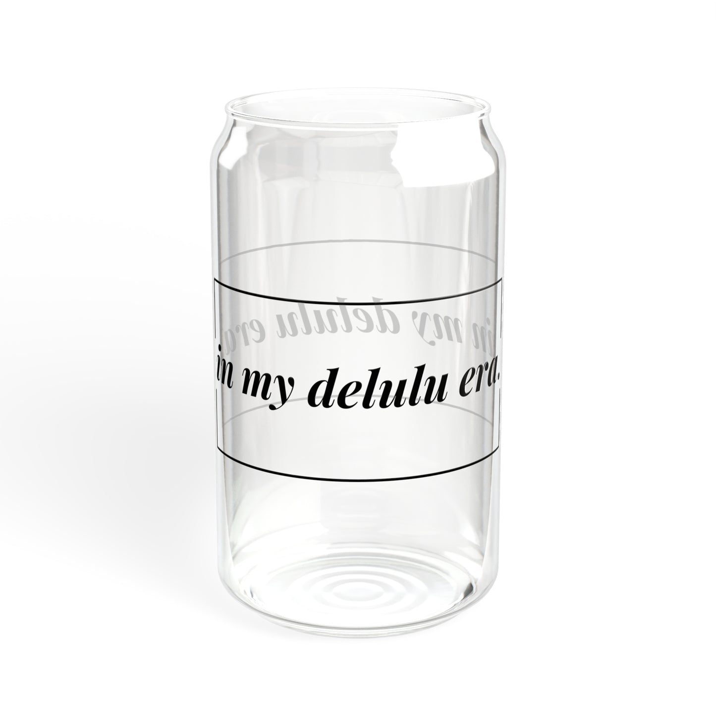 In My Delulu Era Sipper Glass, 16oz