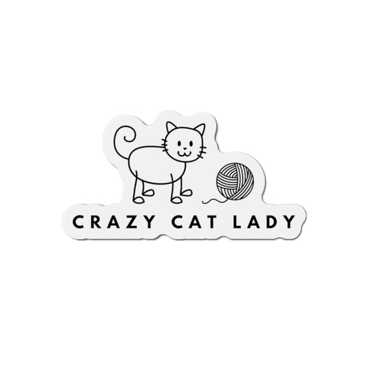 Crazy Cat Lady Die-Cut Magnet