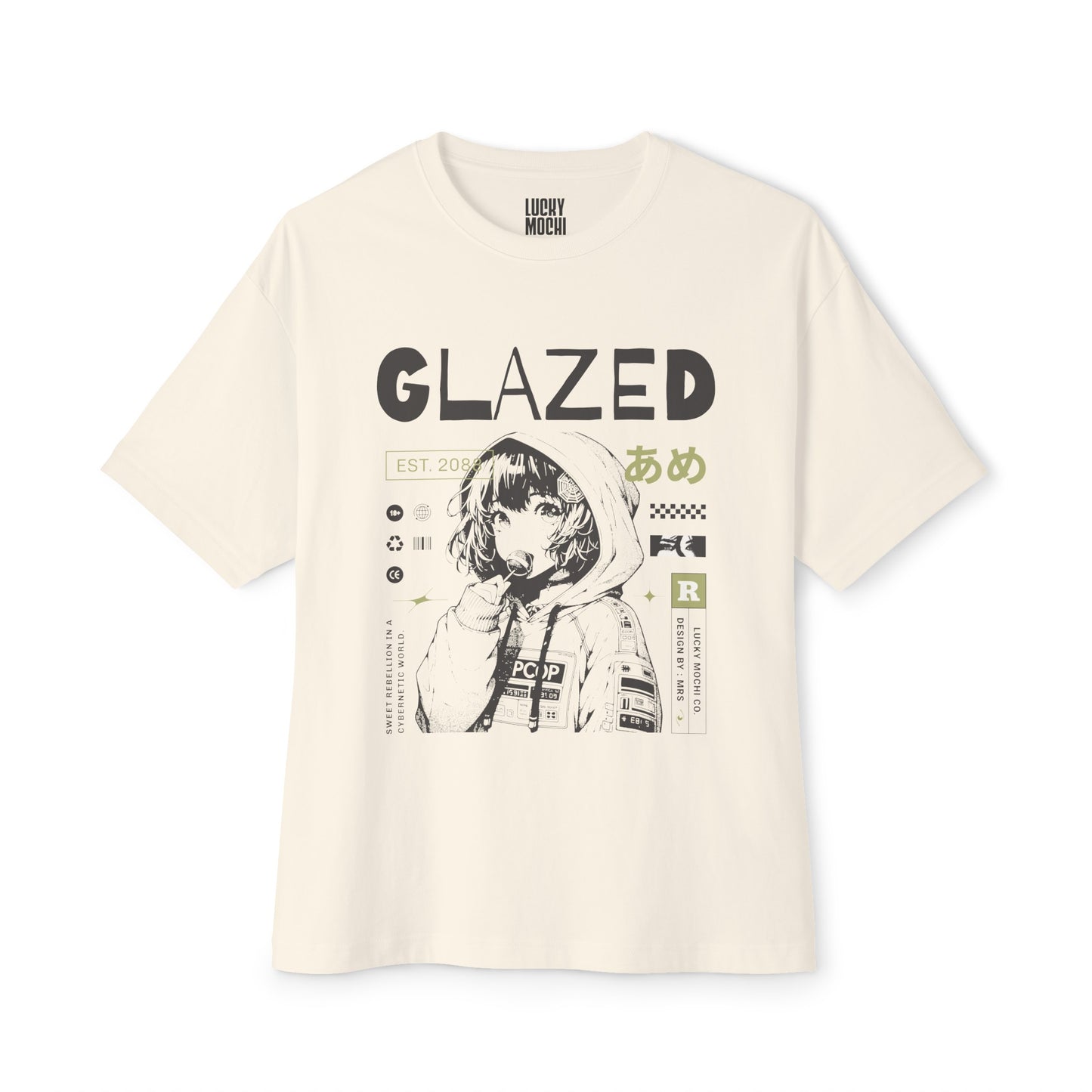 Glazed Unisex Oversized Boxy Tee