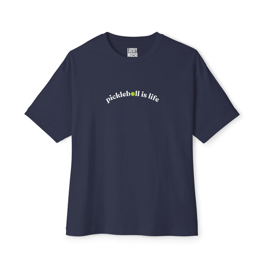 Pickleball Is Life Unisex Oversized Boxy Tee