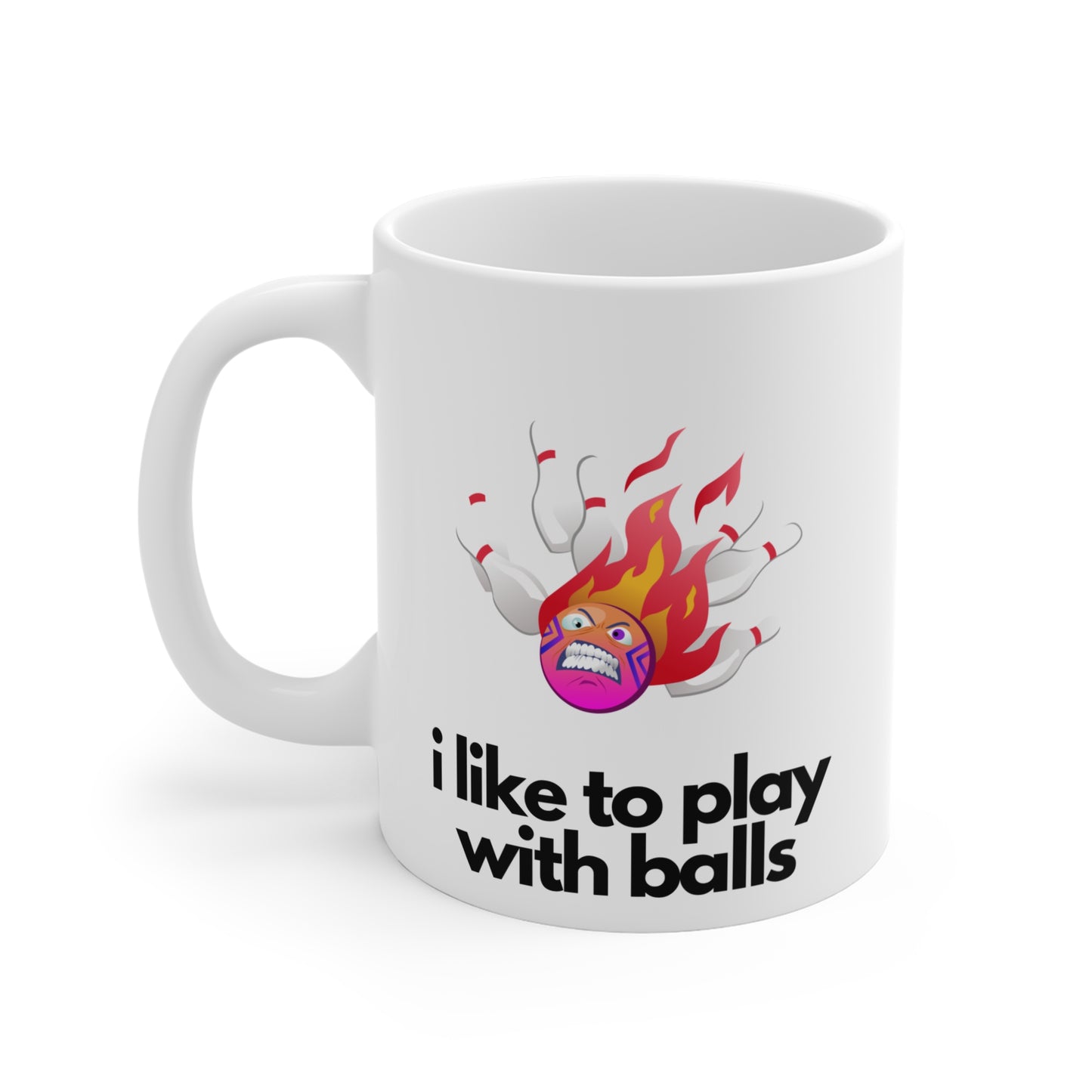 I Like To Play With Balls Mug